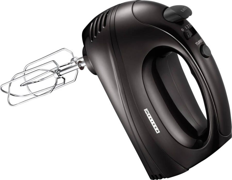 Melissa Krachtige handmixer met 5 snelheden en turbo-functie Zwart