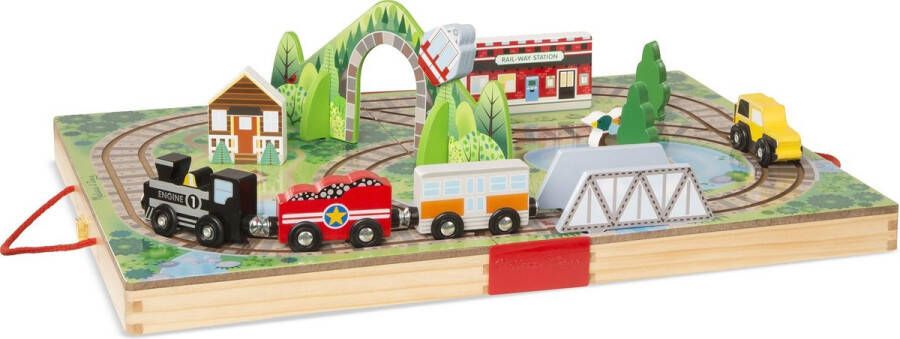 Melissa & Doug Houten Speelset treinbaan