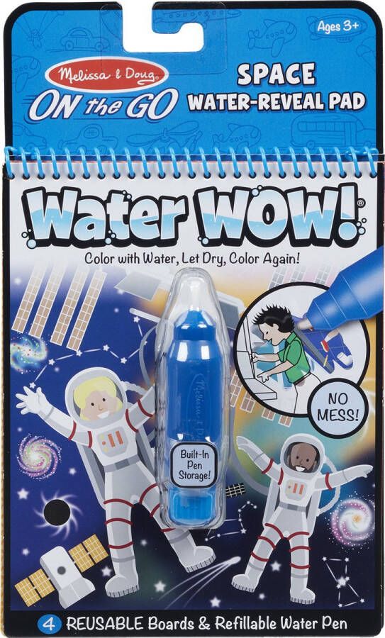 Melissa & Doug Kleurboek Water Wow Space Karton Blauw