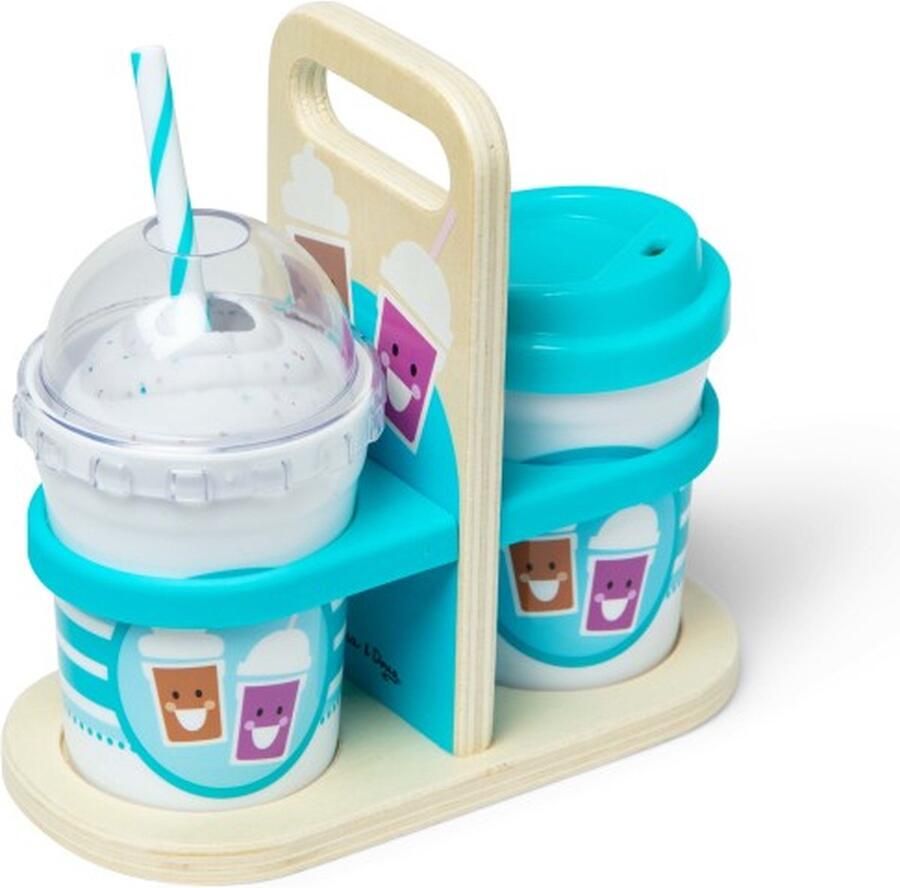 Melissa & Doug Speelset voor warme en koude dranken fantasiespelvoedsel voor jongens en meisjes vanaf 3 jaar