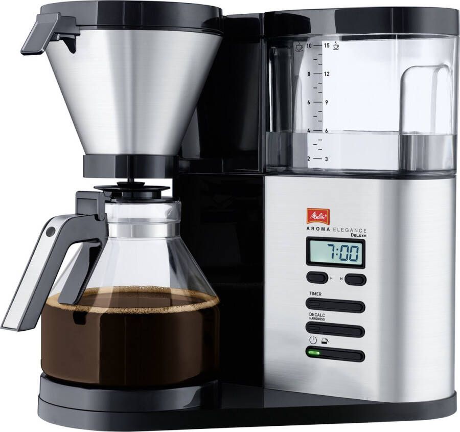 Melitta AromaElegance DeLuxe Koffiefilter apparaat Zilver