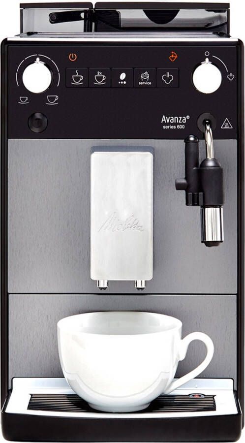 Melitta Volautomatisch koffiezetapparaat Avanza F270-100 Mystic Titan Compact maar XL waterreservoir & XL bonenreservoir met melkschuim-systeem