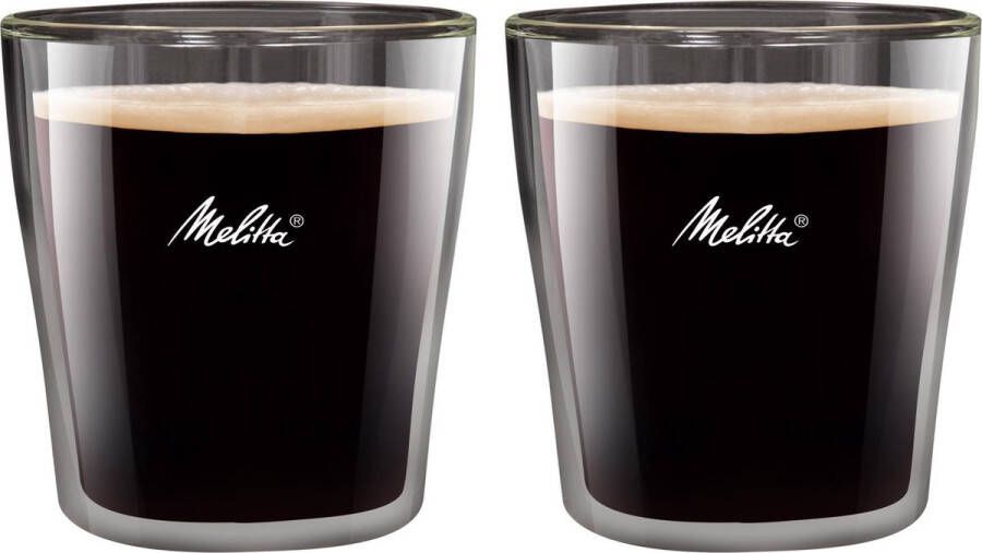 Melitta Dubbelwandig Espresso Glas (set 2 stuks)