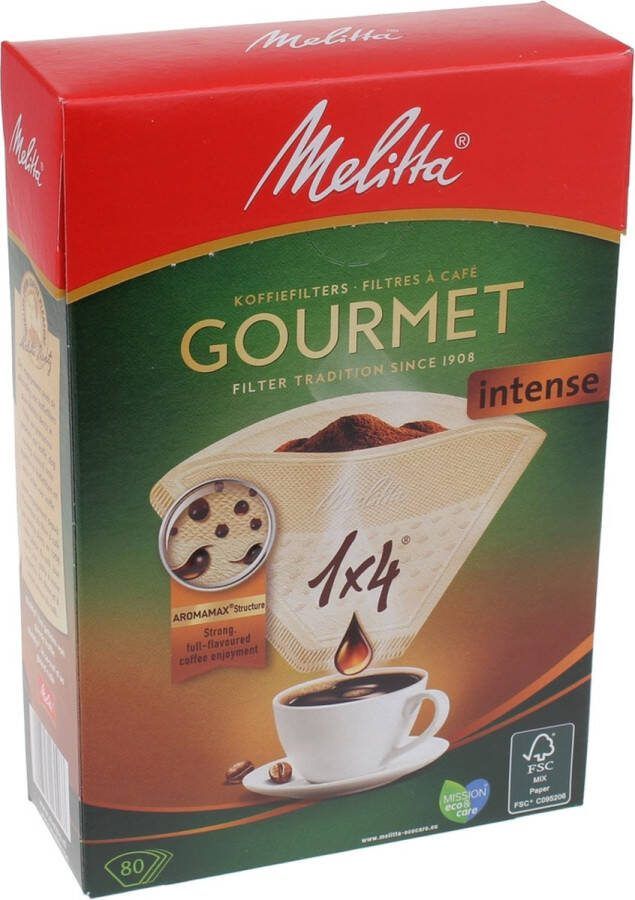 Melitta KOFFIEFILTER GOURMET INTENSE 1X4 80 6687731