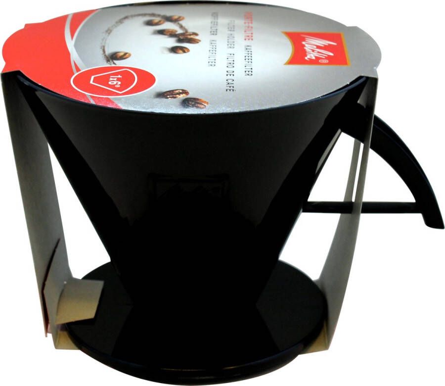 Melitta Opzetfilter Zwart 1x6 6761019