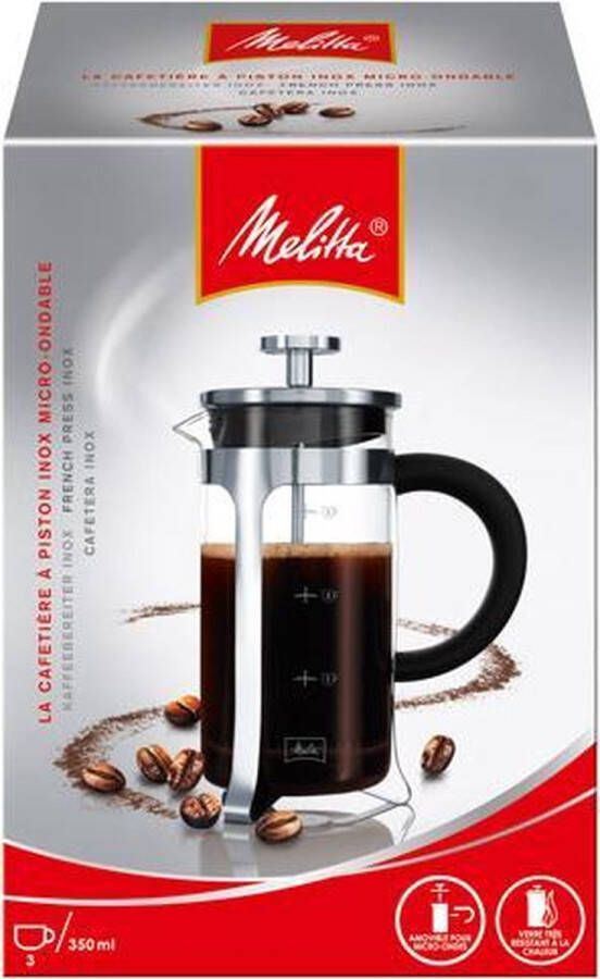 Melitta KOFFIEZET MET DRUKSYSTEEM PREMIUM 3CUPS 6648664