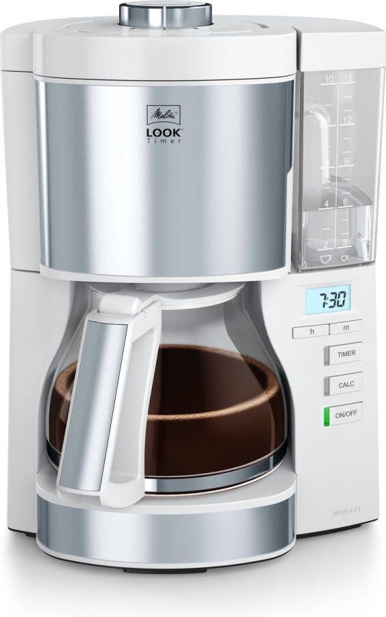 Melitta Filterkoffieapparaat Look Timer 1025-07 wit 1 25 l