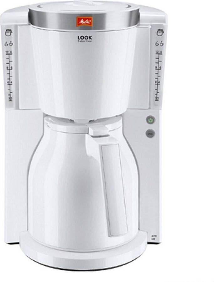Melitta Look IV Therm Selection Filter-koffiezetapparaat Wit