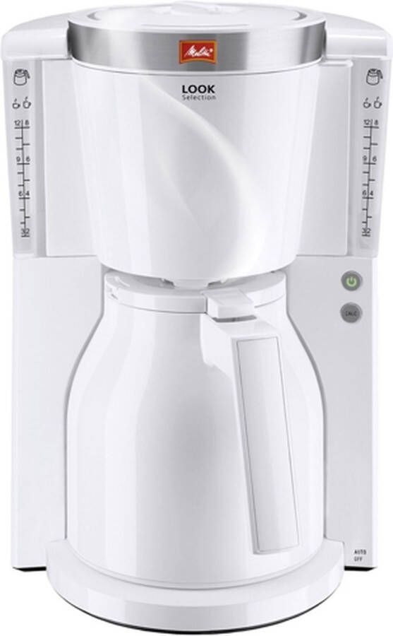 Melitta Look IV Therm Selection Filter-koffiezetapparaat Wit