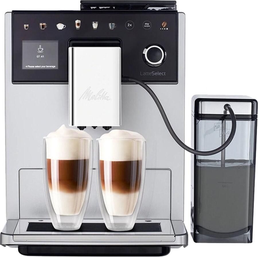 Melitta Latte Select Zilver 630-211 | Keuken- en Kookartikelen | 4006508227976