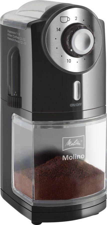 Melitta koffiemolen Molino zwart 100W