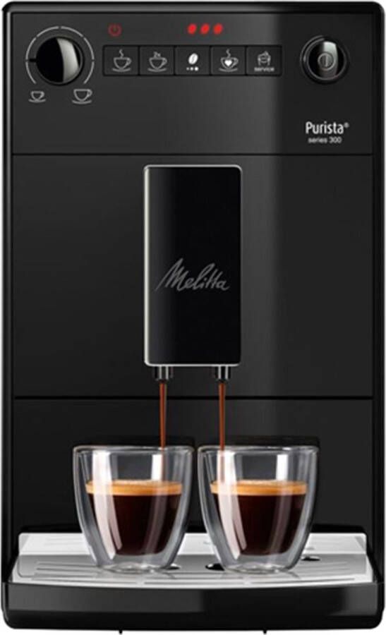 Melitta Purista Pure Black Koffiezetapparaat F230-002 Espressomachine