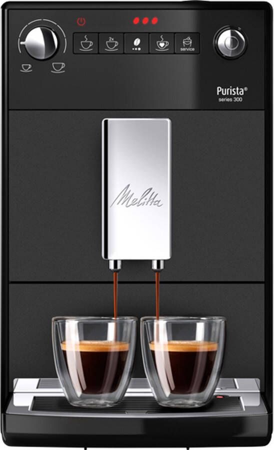 Melitta Purista F230-104 Mat Zwart | Espressomachines | Keuken&Koken Koffie&Ontbijt | 4006508225132