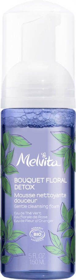 Melvita Bloemen Boeket Detox Zachte Reinigingsmousse 150 ML