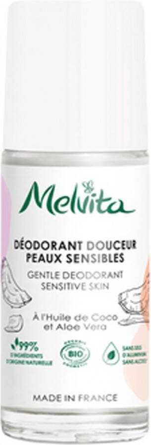 Melvita Deodorant Roller Los Esenciales De Higiene 50 ml Gevoelige huid