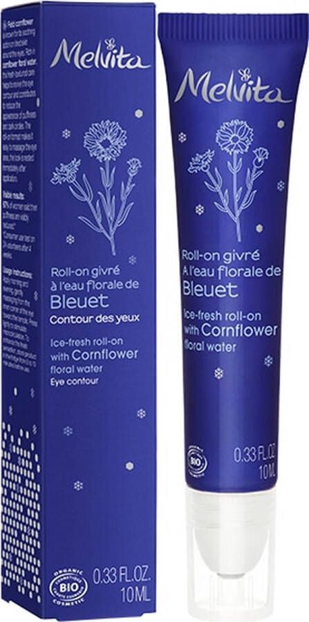 Melvita Organic ice-fresh roll-on for eyes eye cream moisturizer Eye gel Vrouwen 10 ml