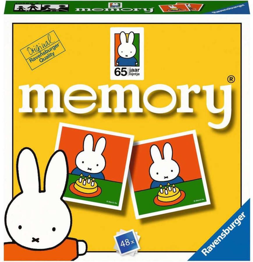 Ravensburger Spel Memory Mini Nijn 65 Jaar (6015899)