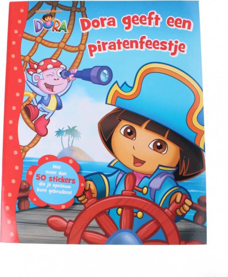 Memphis Belle stickerboek Dora geeft een piratenfeestje