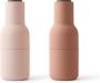 Audo Copenhagen Menu Bottle Grinder Peper- en Zoutmolen Nude (Roze) Walnoot Set van 2 - Thumbnail 2