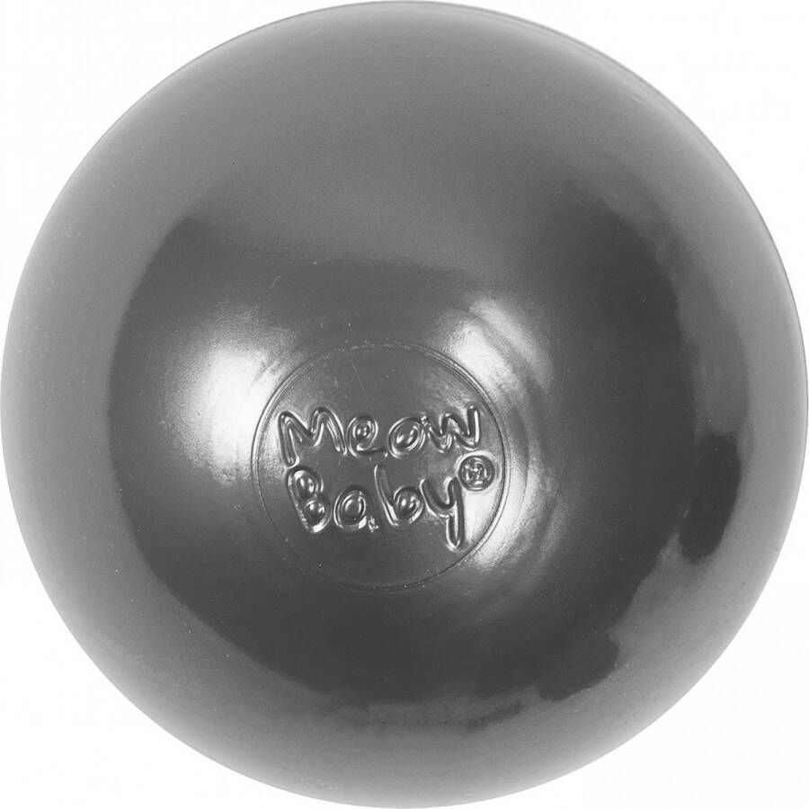 MEOWBABY Ballenbak Ballen 50 stuks Zilver