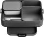 Mepal – Bento lunchbox Take a Break large inclusief bento box – Nordic black – Lunchbox voor volwassenen - Thumbnail 2