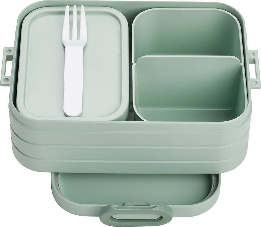 Mepal Bento Lunchbox midi – Broodtrommel 4 boterhammen Nordic sage