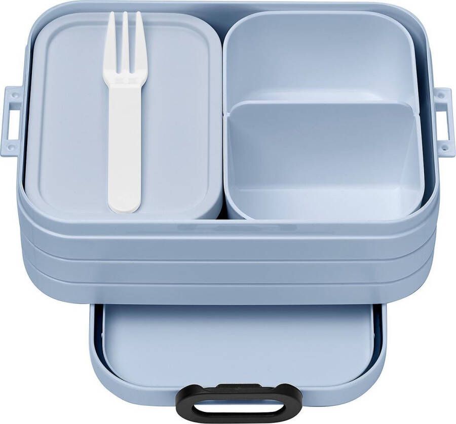 Mepal – Bento lunchbox Take a Break midi inclusief bento box – Nordic blue – Lunchbox voor volwassenen