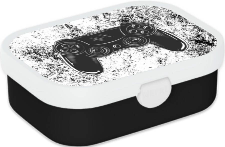 Mepal Broodtrommel voor Kinderen Bento Lunchbox Gaming Inclusief Bentobakje & Vorkje BPA vrij en Vaatwasserbestendig 750 ml Controller