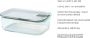 Mepal – Glazen vershouddoos EasyClip – Glazen schaal met deksel en kliksluiting – Geschikt voor de magnetron stoomoven oven koelkast & vriezer – Luchtdicht & lekvrij 1000 ml – Nordic sage - Thumbnail 1