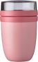 Mepal – Isoleer lunchpot Ellipse – houdt je eten 6-8 uur warm en 12 uur koud – Nordic pink – 2 compartimenten – Soep beker to go – Yoghurt beker muesli thermos lunchbox - Thumbnail 1