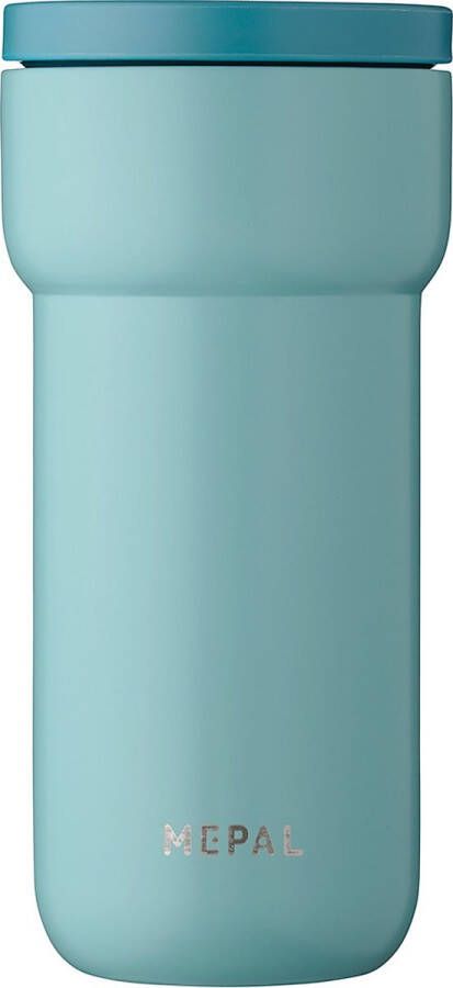 Mepal isoleerbeker Ellipse 375 ml – houdt je drankje 4 uur warm en 8 uur koud – Nordic green – koffiebeker to go – lekdicht – thermosbeker