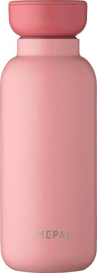 Mepal – Isoleerfles Ellipse 350 ml – houdt je drankje 9 uur warm en 12 uur koud – Nordic pink – Geschikt voor bruiswater – Thermosfles – lekdicht