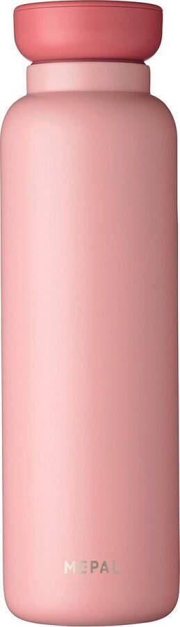 Mepal – Isoleerfles Ellipse 900 ml – houdt je drankje 12 uur warm en 24 uur koud – Nordic pink – Geschikt voor bruiswater – Thermosfles – lekdicht