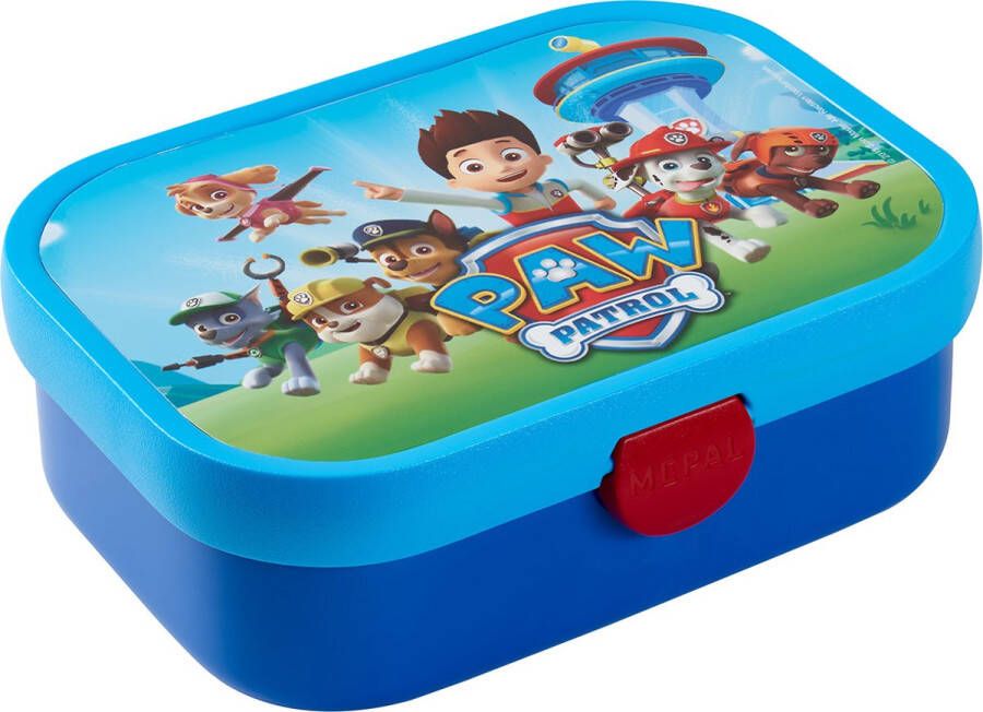 Mepal lunchbox Campus – Broodtrommel met vakjes voor kinderen – Geschikt voor 4 boterhammen – Paw Patrol