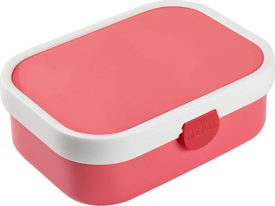 Mepal lunchbox Campus – Broodtrommel met vakjes voor kinderen – Geschikt voor 4 boterhammen – Roze