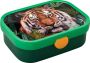 Mepal lunchbox Campus – Broodtrommel met vakjes voor kinderen – Geschikt voor 4 boterhammen – Wild Tiger - Thumbnail 1