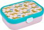 Mepal lunchbox Campus – Broodtrommel met vakjes voor kinderen – Geschikt voor 4 boterhammen – Leopard - Thumbnail 1