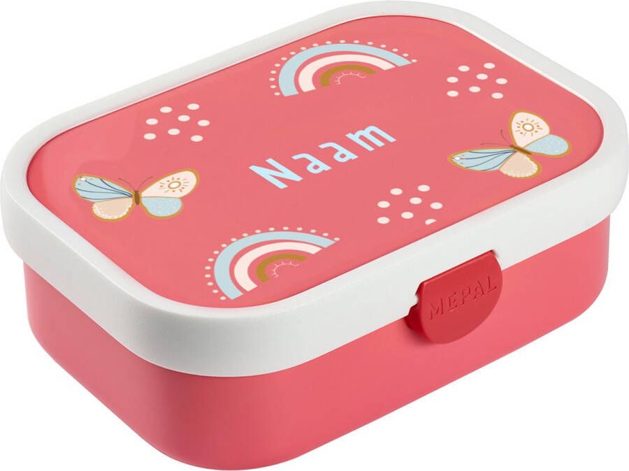 Mepal Lunchbox Campus met naam blauw| midi bal