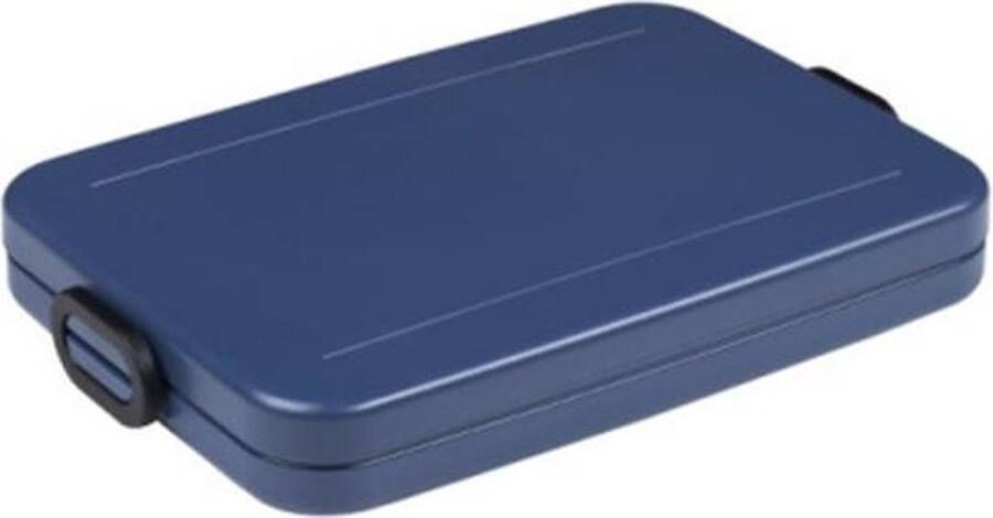 Mepal Take a Break lunchbox flat – Geschikt voor 4 boterhammen – Nordic blue