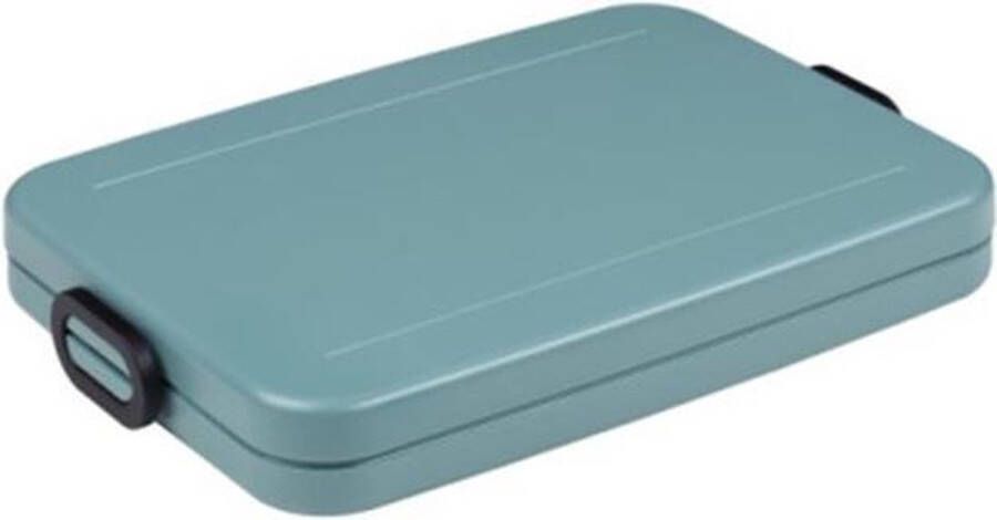 Mepal Take a Break lunchbox flat – Geschikt voor 4 boterhammen – Nordic green