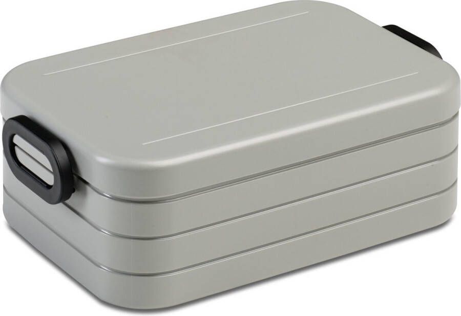 Mepal Take a Break lunchbox midi – Geschikt voor 4 boterhammen – Zilver