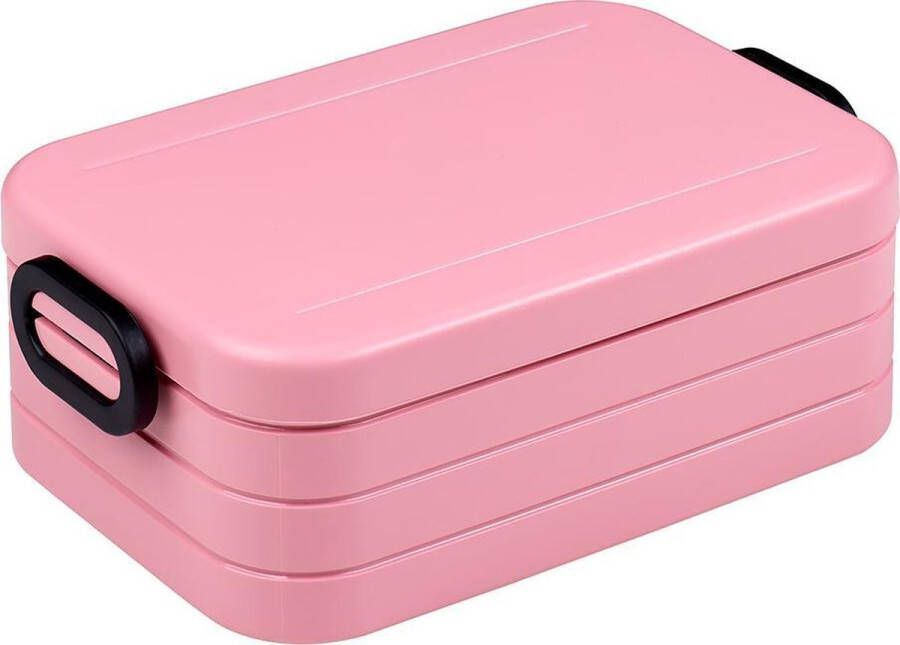Mepal Lunchbox Take a Break midi – Geschikt voor 4 boterhammen – Nordic pink – Lunchbox voor volwassenen