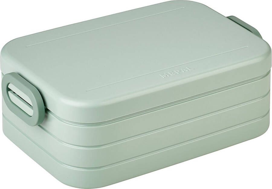 Mepal Lunchbox Take a Break midi – Geschikt voor 4 boterhammen – Nordic sage – Lunchbox voor volwassenen