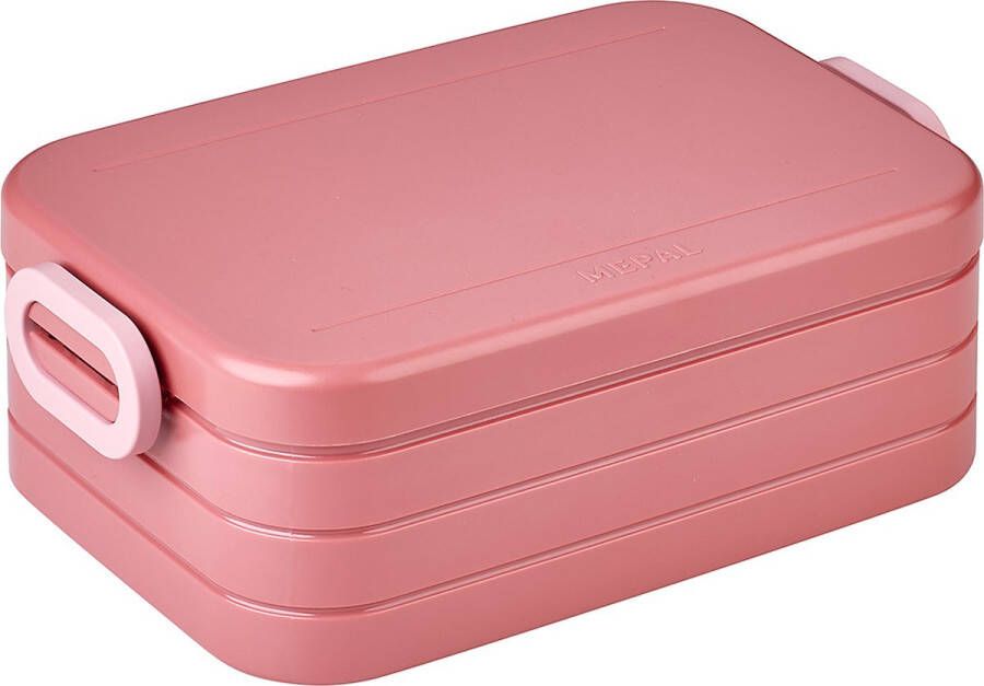 Mepal Lunchbox Take a Break midi – Geschikt voor 4 boterhammen – Vivid mauve – Lunchbox voor volwassenen