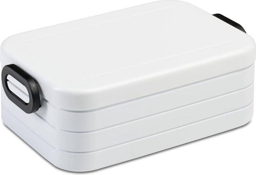 Mepal Lunchbox Take a Break midi – Geschikt voor 4 boterhammen – wit – Lunchbox voor volwassenen