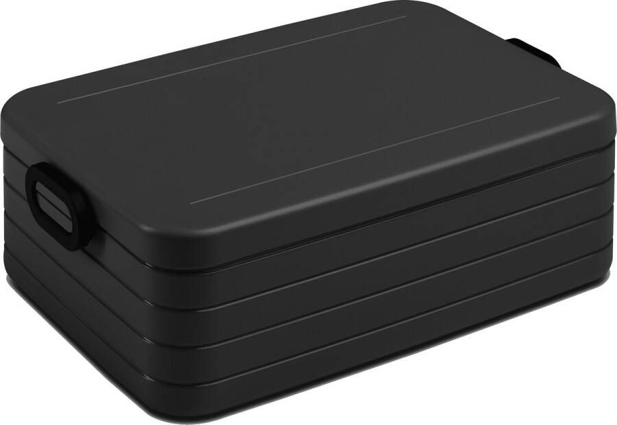 Mepal – Lunchbox Take a Break XL – Geschikt voor 12 boterhammen – Nordic black – Lunchbox voor volwassenen