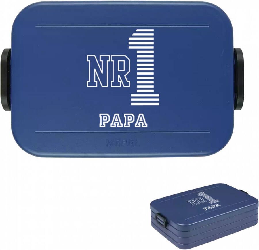 Mepal lunchbox TO GO illustration Large Blauw NR 1 Papa