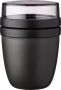 Mepal Lunchpot Ellipse 500 ml Muesli beker to go Nordic black Geschikt voor vriezer magnetron en vaatwasser - Thumbnail 1