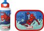 Mepal – Lunchset campus (pu + lb) – pop-up drinkfles en broodtrommel voor kinderen – spiderman – bento box – lekvrij - Thumbnail 1