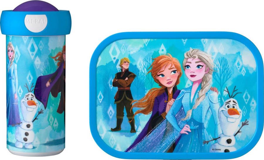 Mepal – Lunchset campus (sb + lb) – schoolbeker en broodtrommel voor kinderen – Frozen II – bento box lekvrij